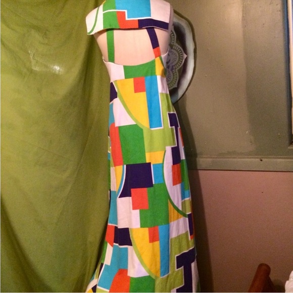 vintage 60s Mondrian-inspired dress - Picture 4 of 8
